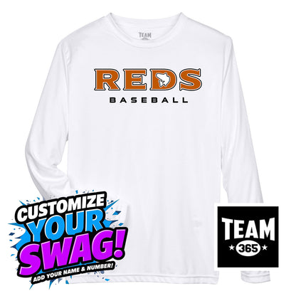 Team 365 Youth & Men's Zone Performance Long-Sleeve T-Shirt - Ancient City Reds