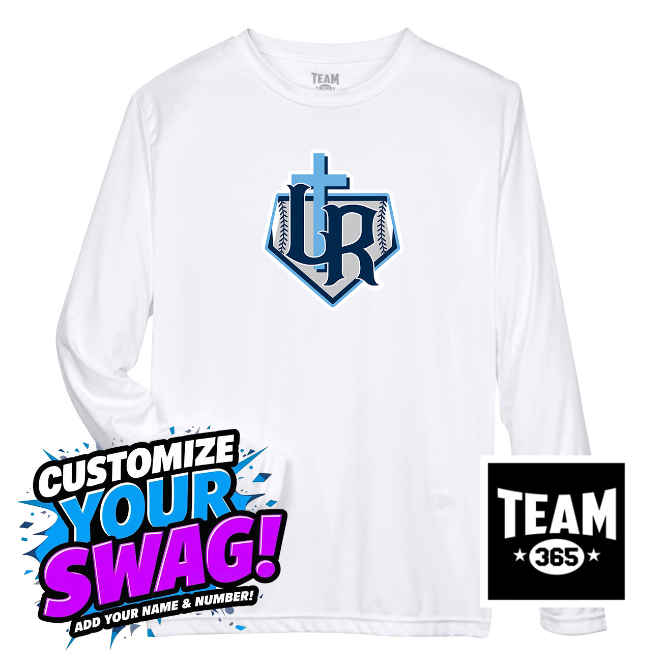 Team 365 Youth & Men's Zone Performance Long-Sleeve T-Shirt - Reign Baseball