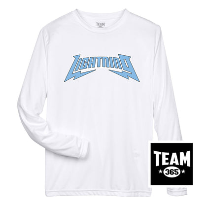 Team 365 TT11L Men's Zone Performance Long-Sleeve T-Shirt - Lightning Baseball