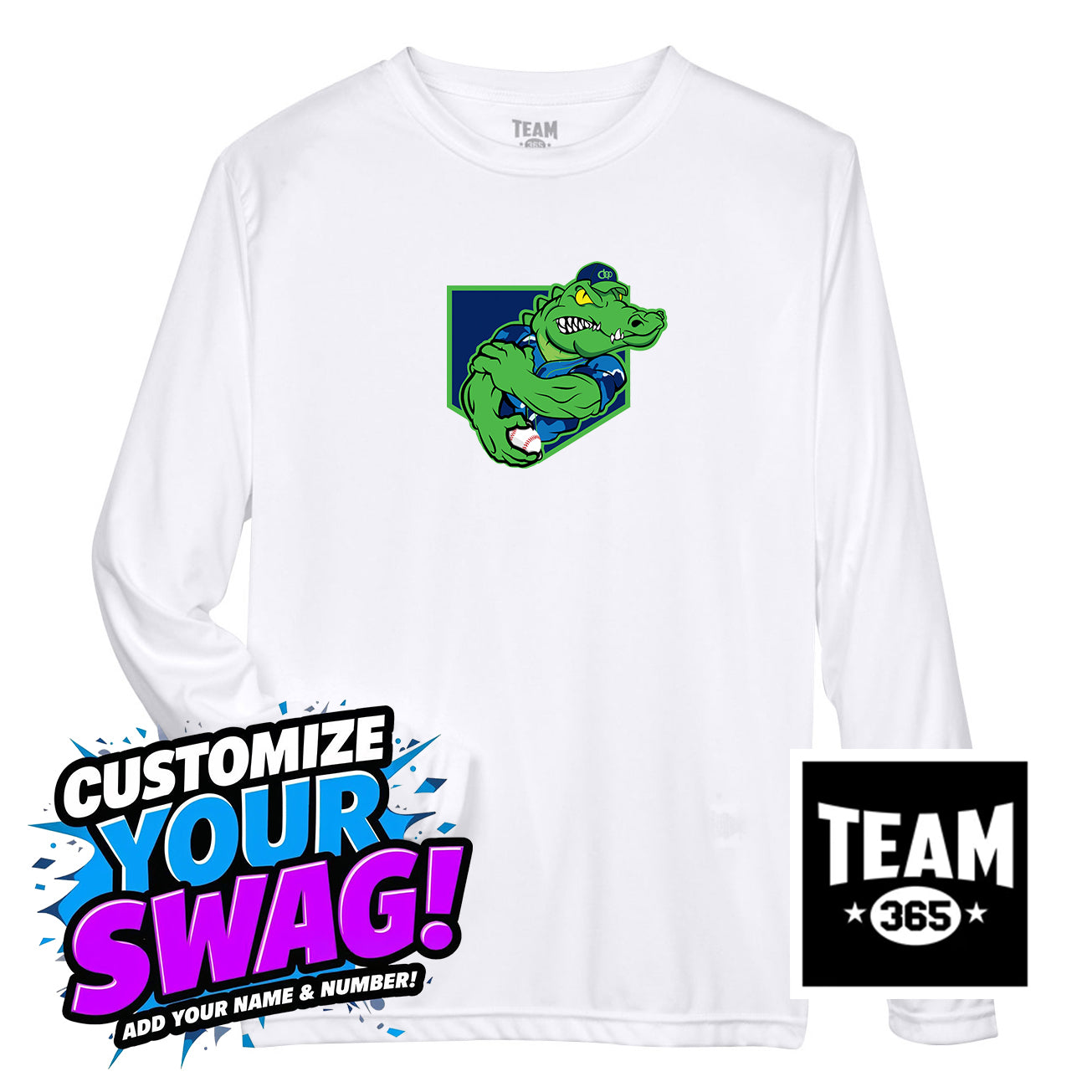 Team 365 Youth & Men's Zone Performance Long-Sleeve T-Shirt - OBP Swamp Kings