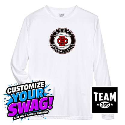Team 365 Youth & Men's Zone Performance Long-Sleeve T-Shirt - Creeks Baseball Club - CBC