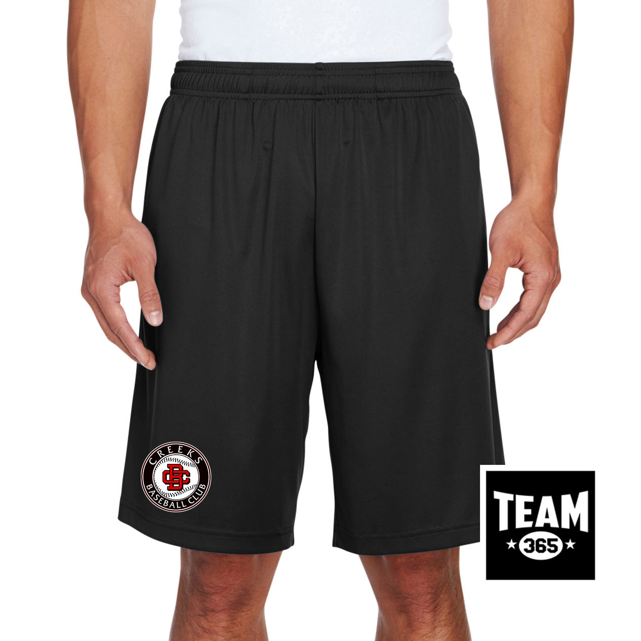 Team 365 Youth & Men's Zone Performance Short - Creeks Baseball Club - CBC