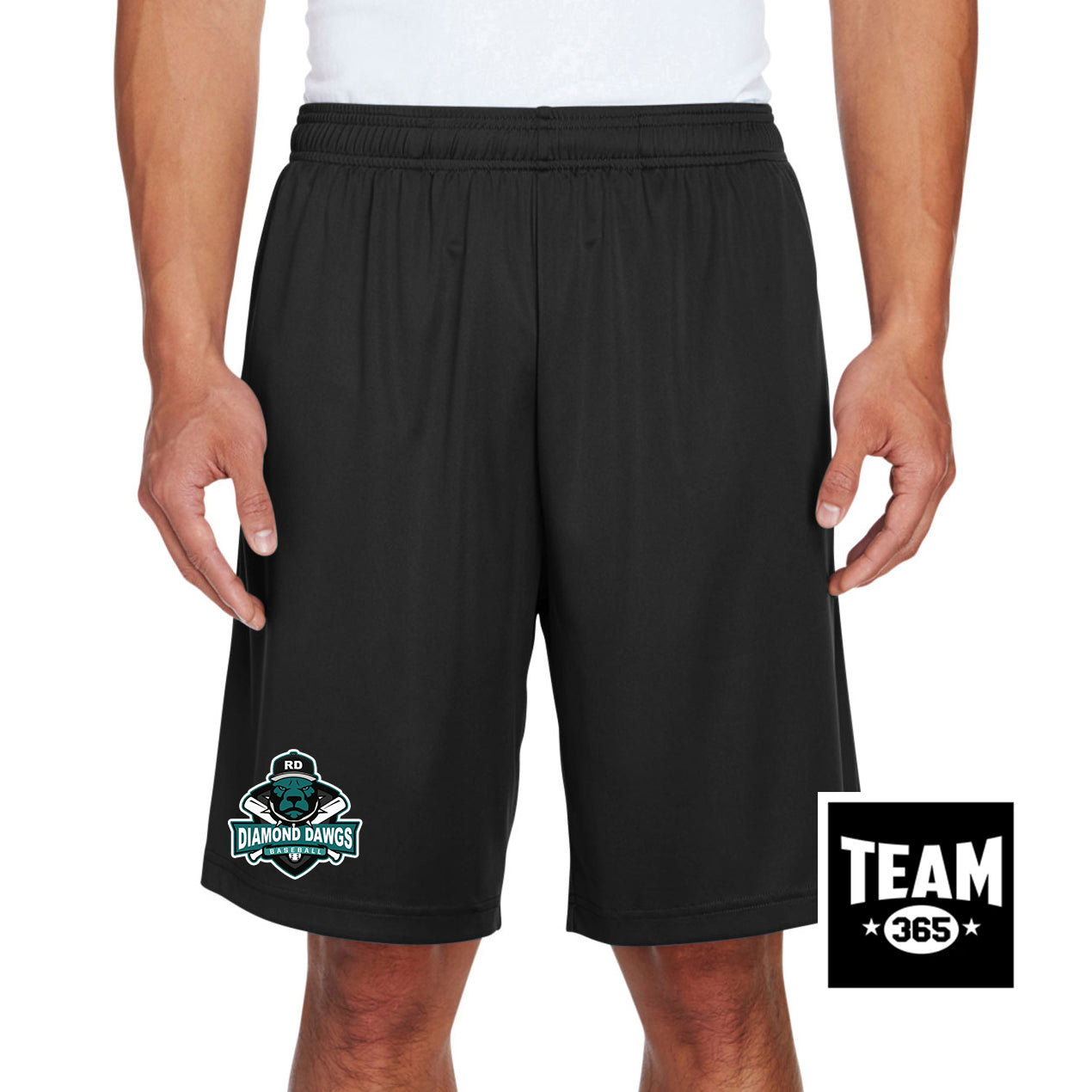 Team 365 Youth & Men's Zone Performance Short - Diamond Dawgs Baseball