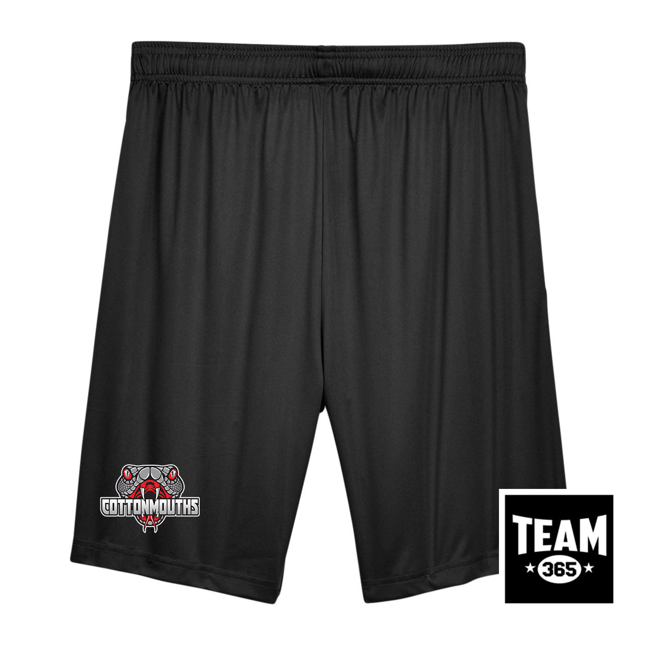 Team 365 Youth & Men's Zone Performance Short - Black Creek Cottonmouths