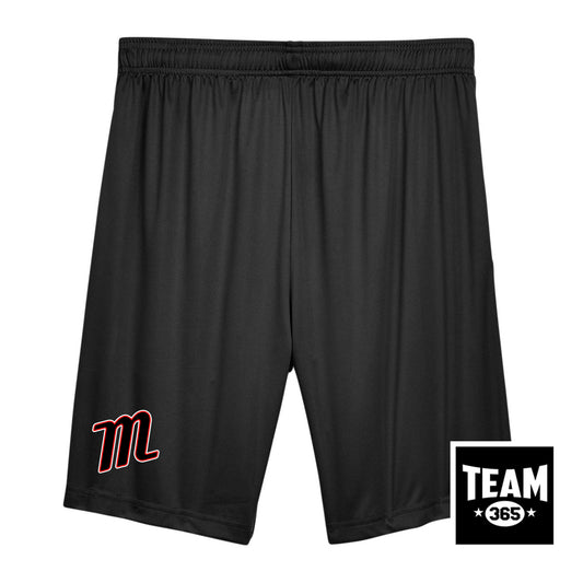 Team 365 Youth & Men's Zone Performance Short - SYA Mets "M" Logo