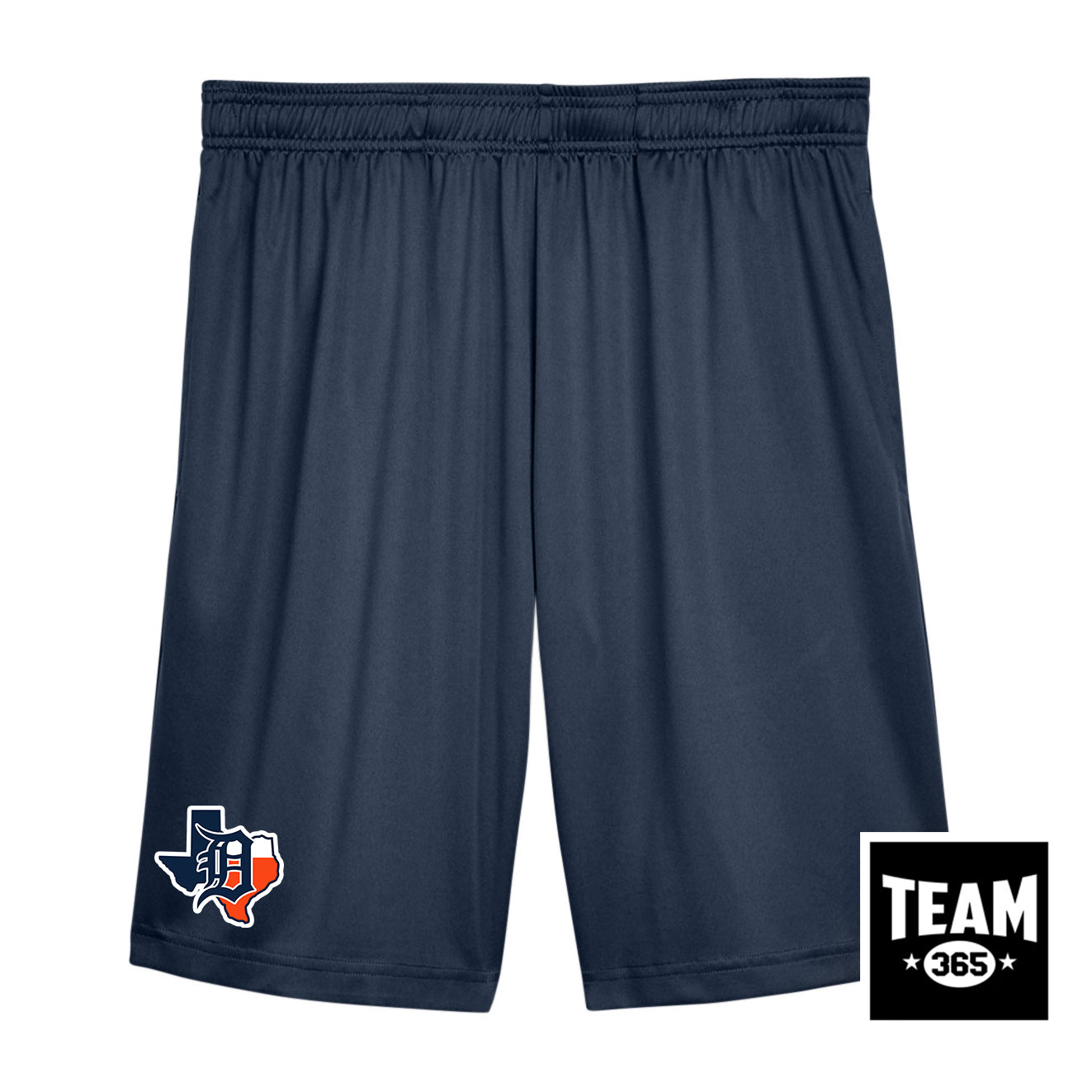 Team 365 Youth & Men's Zone Performance Short - Dallas Tigers Baseball