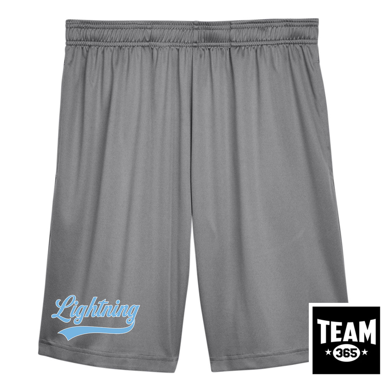 Team 365 TT11SH Men's Zone Performance Short - Lightning Baseball