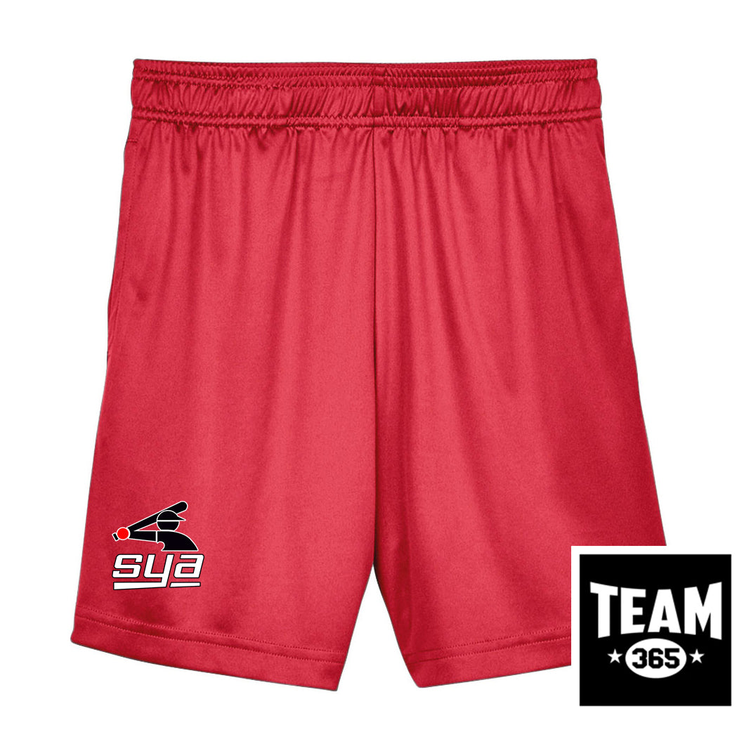 Team 365 Youth & Men's Zone Performance Short - SYA Batter Logo