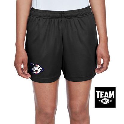 Team 365 TT11SHW Women's Zone Performance Short - Jax Beach Baseball