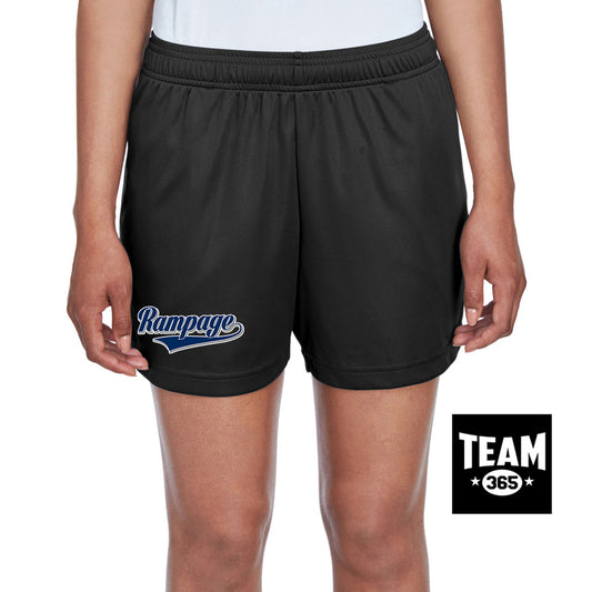 Team 365 TT11SHW Women's Zone Performance Short - Mississippi Rampage