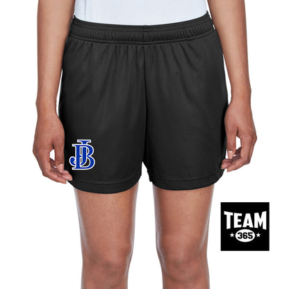 Team 365 TT11SHW Women's Zone Performance Short - Jax Beach Baseball