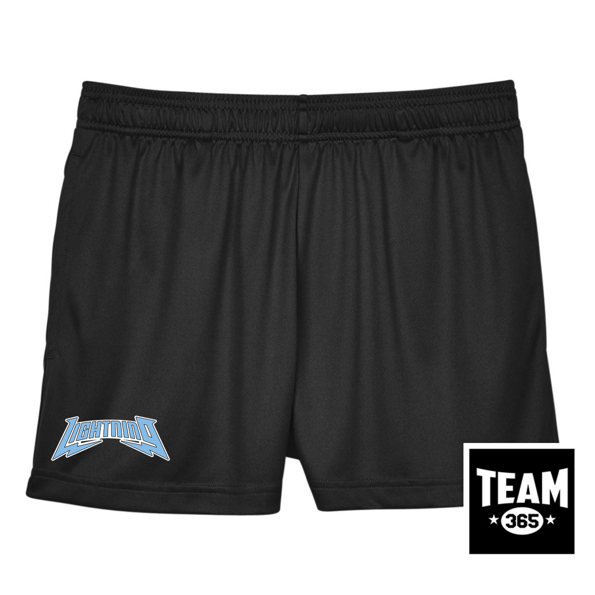 Team 365 TT11SHW Women's Zone Performance Short - Lightning Baseball