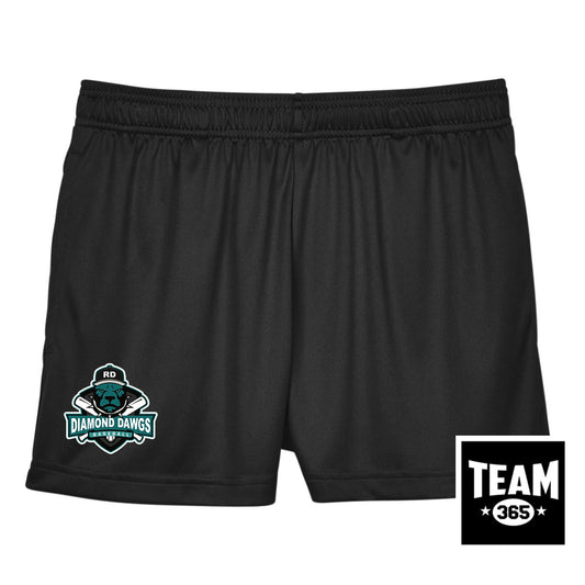 Team 365 TT11SHW Women's Zone Performance Short - Diamond Dawgs Baseball