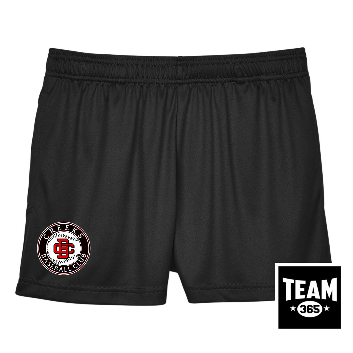 Team 365 TT11SHW Women's Zone Performance Short - Creeks Baseball Club - CBC