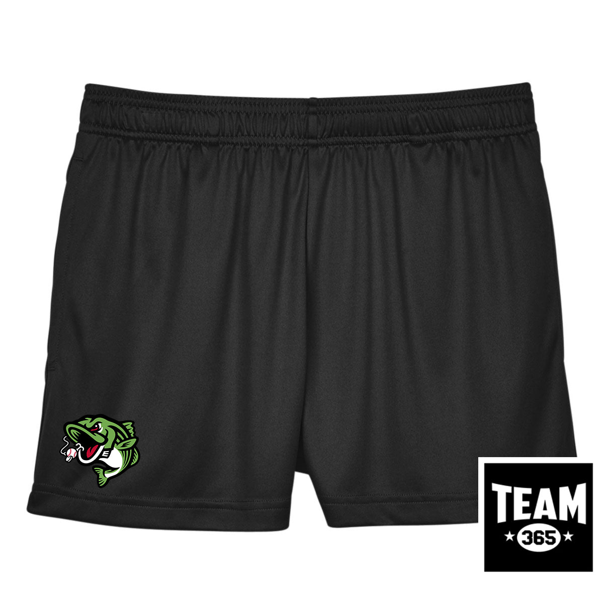 Team 365 TT11SHW Women's Zone Performance Short - RBA Stripers Baseball