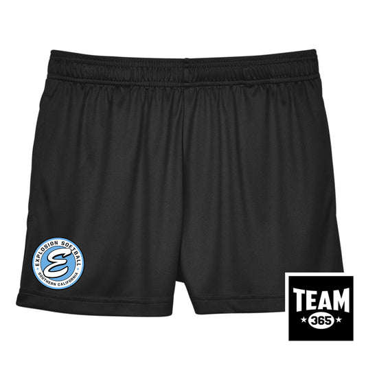 Team 365 TT11SHW Women's Zone Performance Short - Explosion Softball