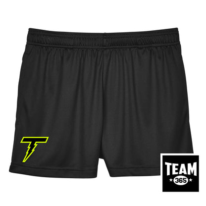 Team 365 TT11SHW Women's Zone Performance Short - Ponte Vedra Thunder Baseball
