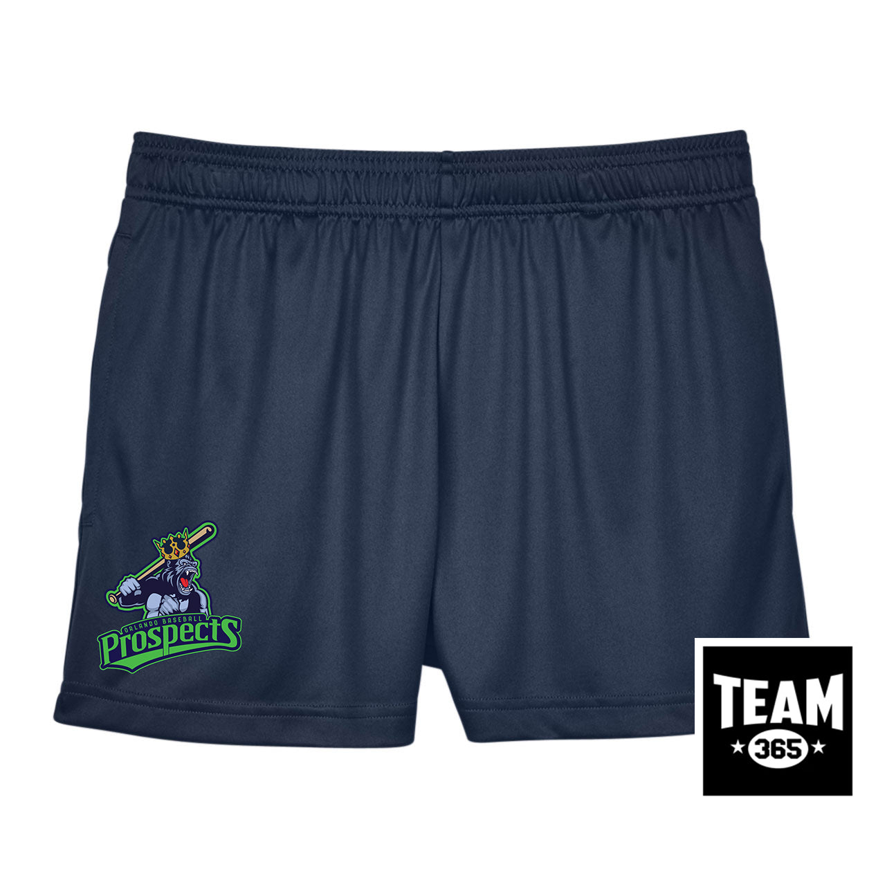 Team 365 TT11SHW Women's Zone Performance Short - OBP Gorilla Kings