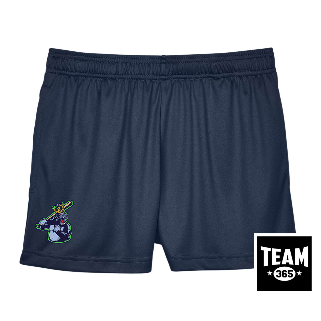 Team 365 TT11SHW Women's Zone Performance Short - OBP Gorilla Kings