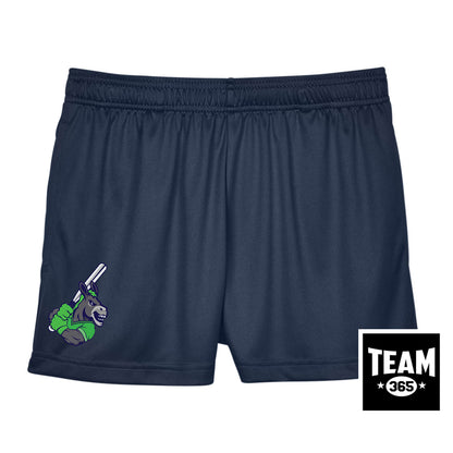 Team 365 TT11SHW Women's Zone Performance Short - OBP Swamp Donkeys