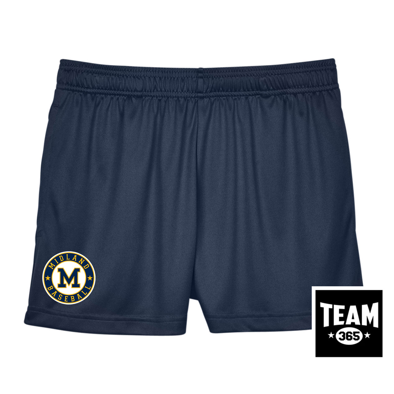 Team 365 TT11SHW Women's Zone Performance Short - Midland Baseball