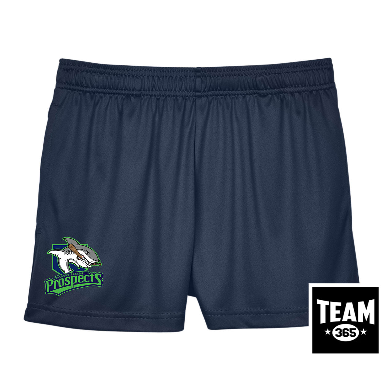 Team 365 TT11SHW Women's Zone Performance Short - OBP Land Sharks