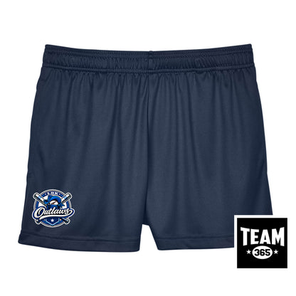 Team 365 TT11SHW Women's Zone Performance Short - LBK Outlaws Baseball