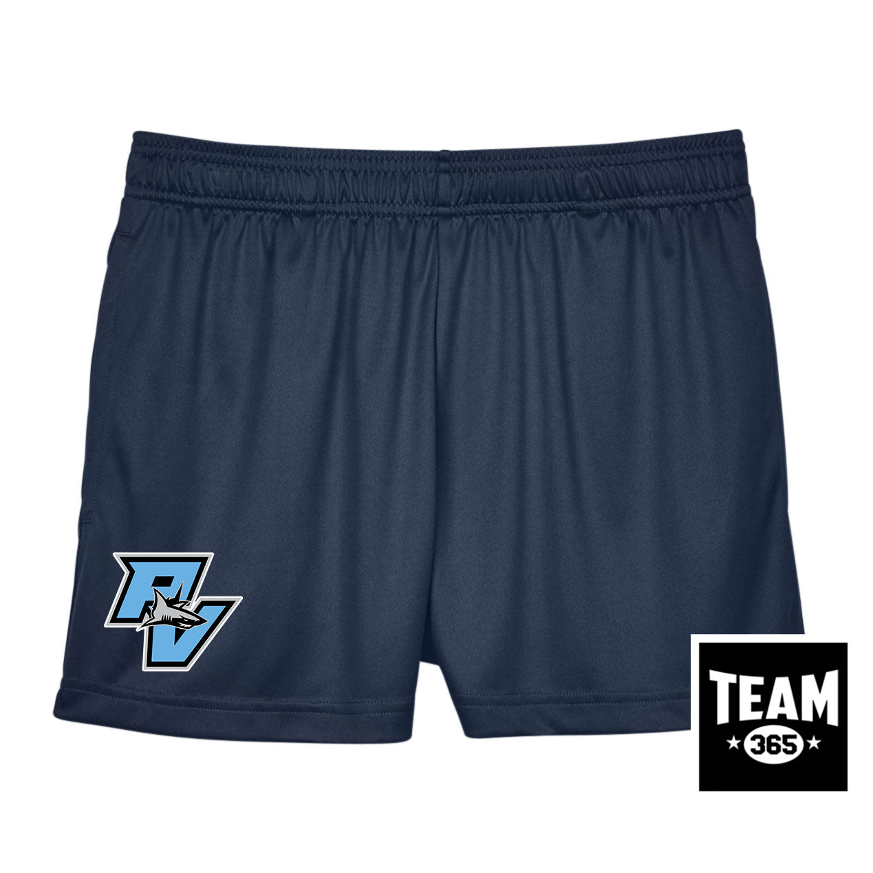Team 365 TT11SHW Women's Zone Performance Short - PVAA Sharks Baseball