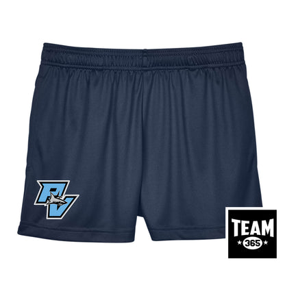 Team 365 TT11SHW Women's Zone Performance Short - PVAA Sharks Baseball