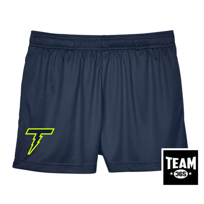 Team 365 TT11SHW Women's Zone Performance Short - Ponte Vedra Thunder Baseball