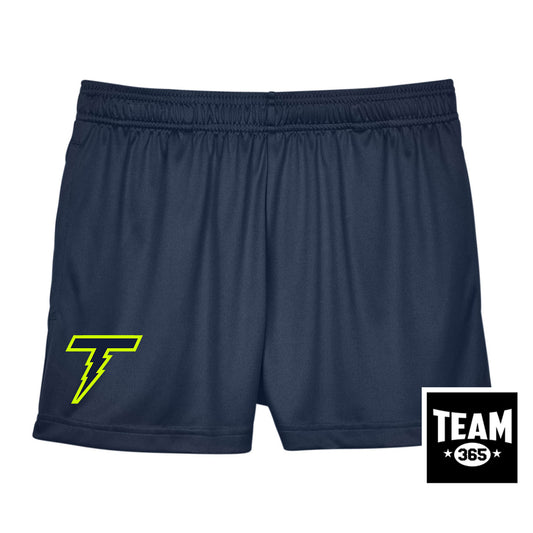 Team 365 TT11SHW Women's Zone Performance Short - Ponte Vedra Thunder Baseball