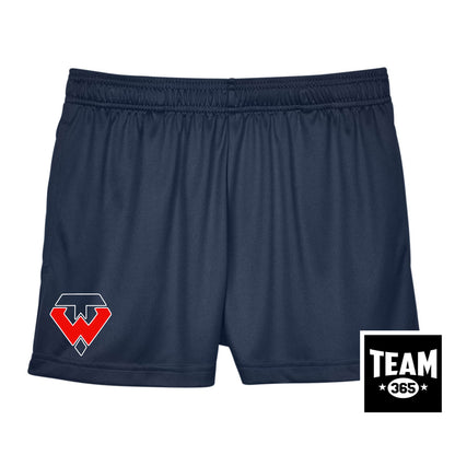 Team 365 TT11SHW Women's Zone Performance Short - Tampa Warriors Baseball