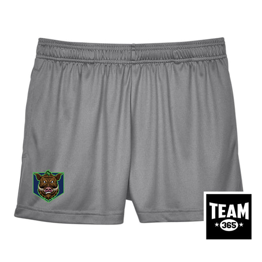 Team 365 TT11SHW Women's Zone Performance Short - OBP War Hogs
