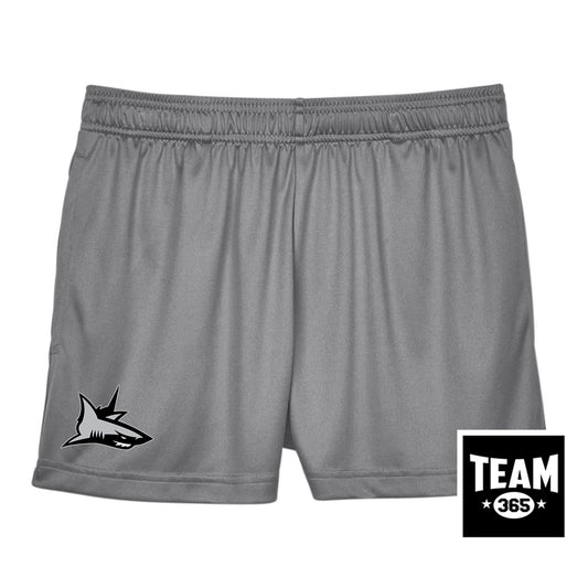 Team 365 TT11SHW Women's Zone Performance Short - PVAA Sharks Baseball