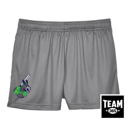 Team 365 TT11SHW Women's Zone Performance Short - OBP Swamp Donkeys