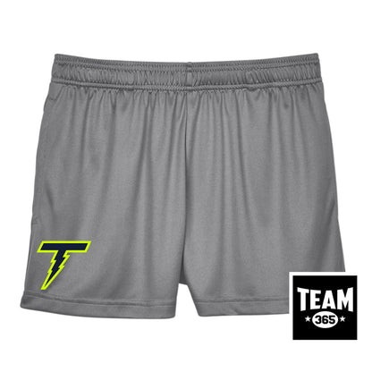 Team 365 TT11SHW Women's Zone Performance Short - Ponte Vedra Thunder Baseball