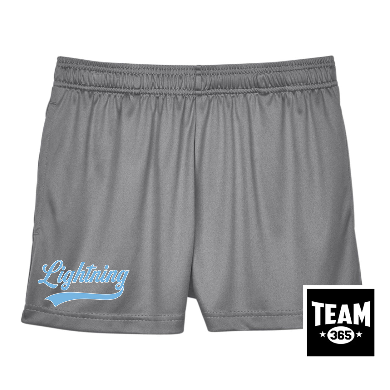 Team 365 TT11SHW Women's Zone Performance Short - Lightning Baseball