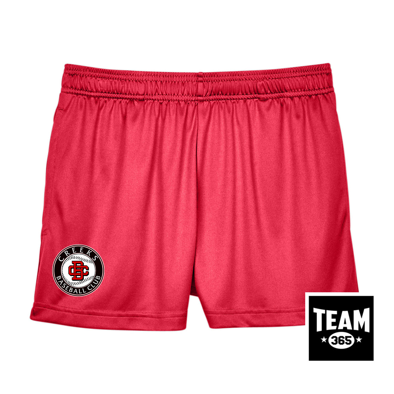 Team 365 TT11SHW Women's Zone Performance Short - Creeks Baseball Club - CBC