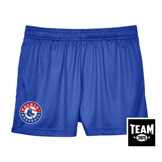 Team 365 TT11SHW Women's Zone Performance Short - Talkin' Baseball
