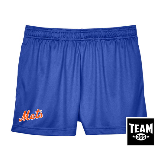 Team 365 TT11SHW Women's Zone Performance Short - Florida Mets Baseball