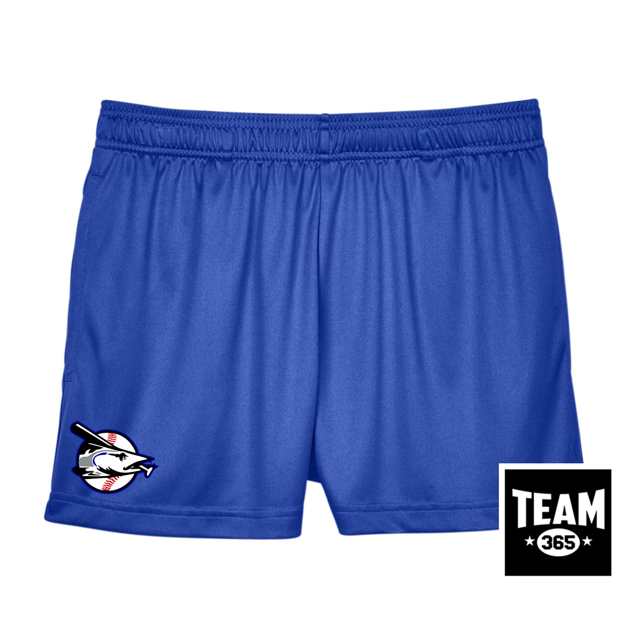 Team 365 TT11SHW Women's Zone Performance Short - Jax Beach Baseball