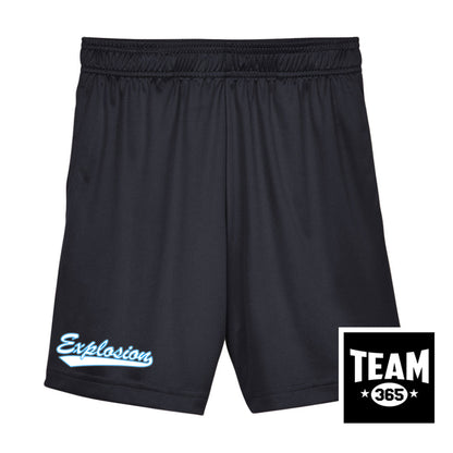 Team 365 TT11SHY Youth Zone Performance Short - Explosion Softball