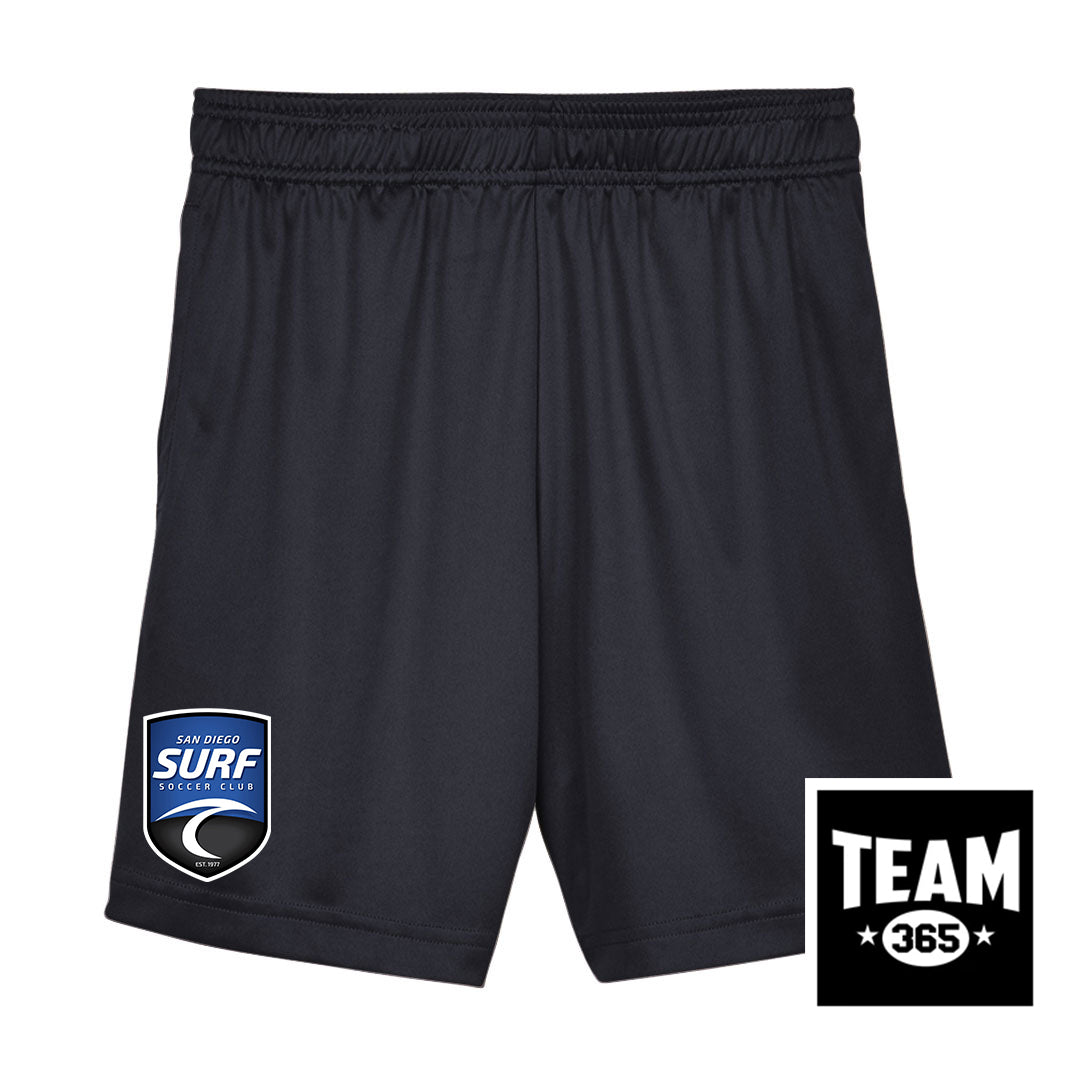 Team 365 TT11SHW Women's Zone Performance Short - San Diego Surf Soccer