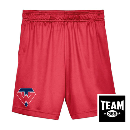 Team 365 TT11SHY Youth Zone Performance Short - Tampa Warriors Baseball