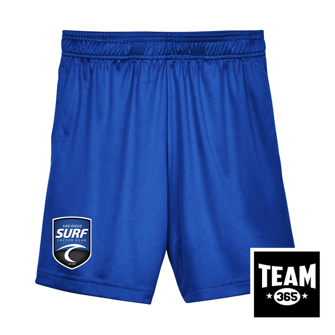 Team 365 TT11SHW Women's Zone Performance Short - San Diego Surf Soccer