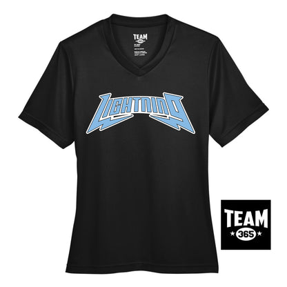 Team 365 TT11W Women's Zone Performance T-Shirt - Lightning Baseball