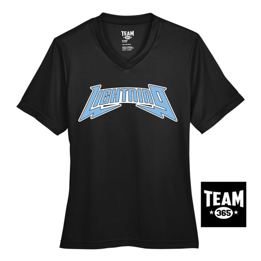 Team 365 TT11W Women's Zone Performance T-Shirt - Lightning Baseball
