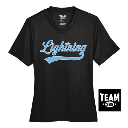 Team 365 TT11W Women's Zone Performance T-Shirt - Lightning Baseball
