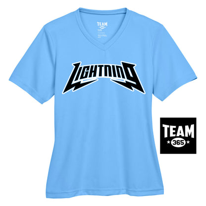 Team 365 TT11W Women's Zone Performance T-Shirt - Lightning Baseball