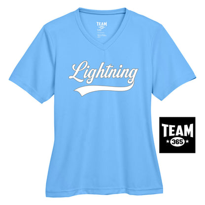 Team 365 TT11W Women's Zone Performance T-Shirt - Lightning Baseball